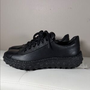 Camper Michelin /Men's Black Textured Sole Sneakers